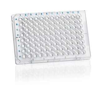BRANDplates®, 96-well, hydroGrade™, PS, transparent, F-bottom, BIO-CERT® CERTIFIED QUALITY